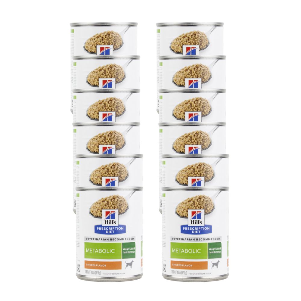 Hills Lata Metabolic Perro 370 G 12 Pz
