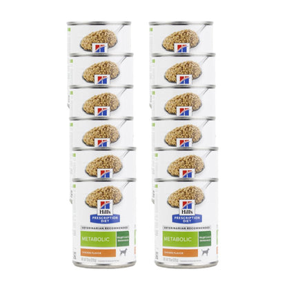 Hills Lata Metabolic Perro 370 G 12 Pz