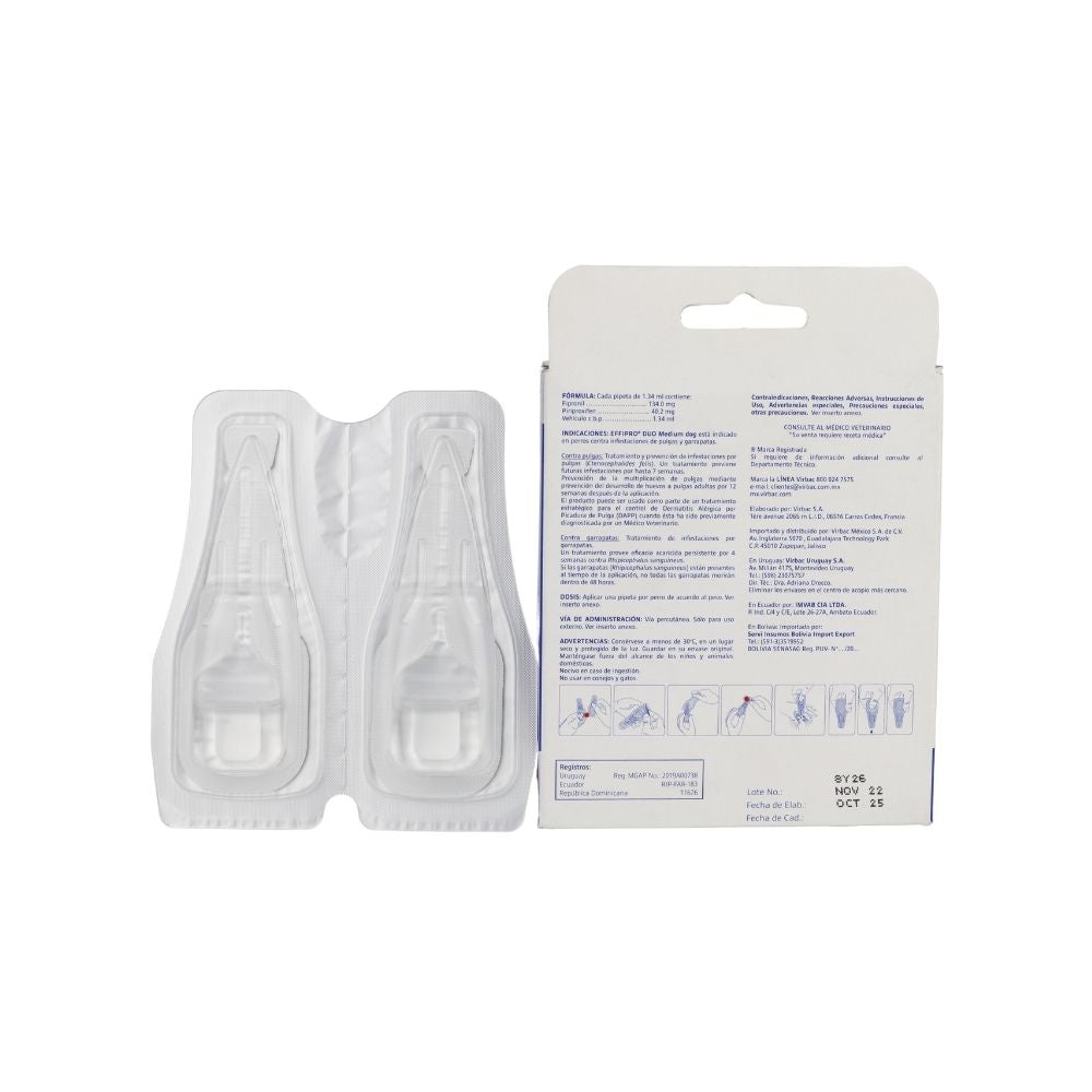 Virbac Effipro Duo Perros 10-20 Kg