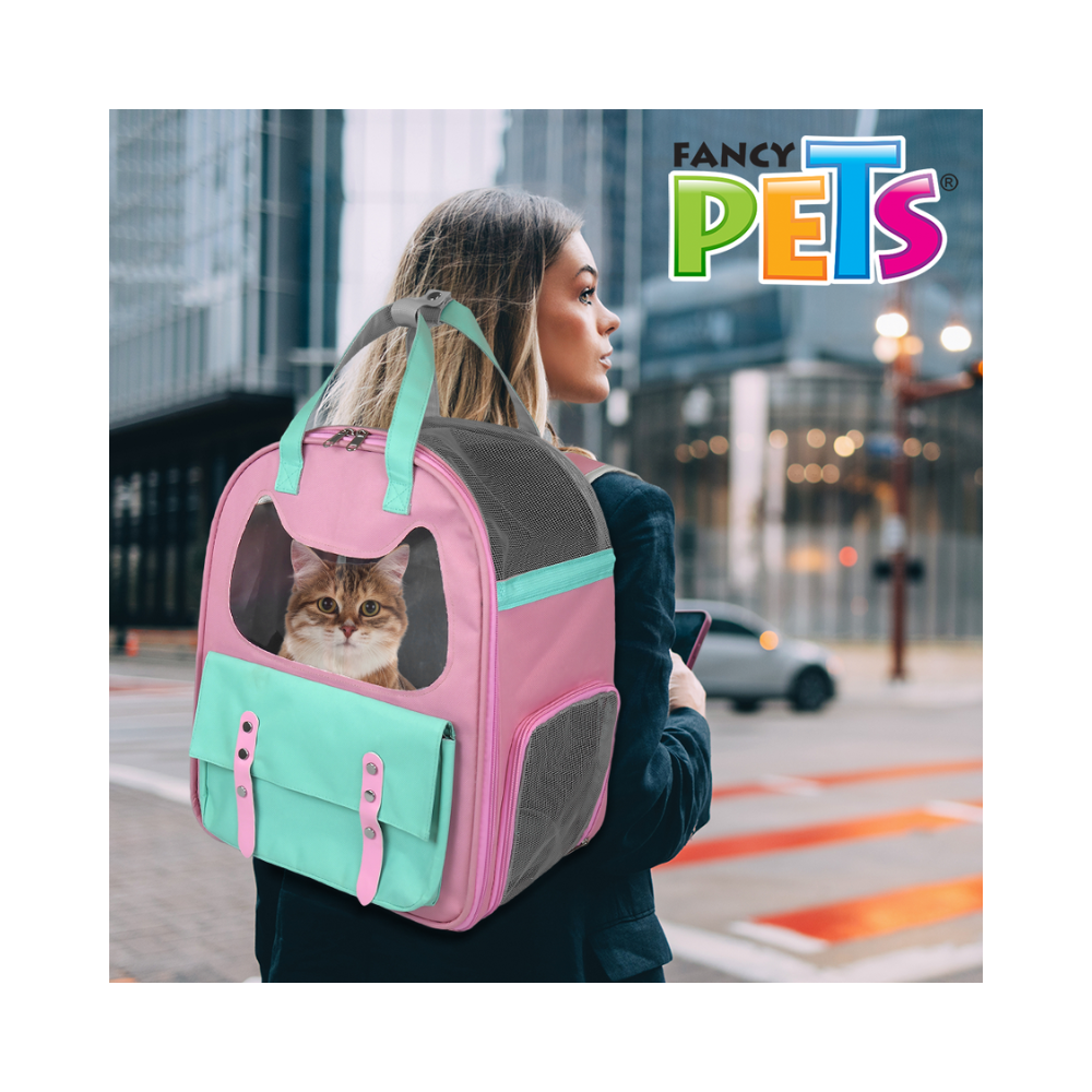 Fancy Pets Transportadora P/Gato Urban Rosa