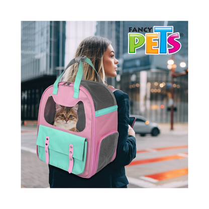 Fancy Pets Transportadora P/Gato Urban Rosa