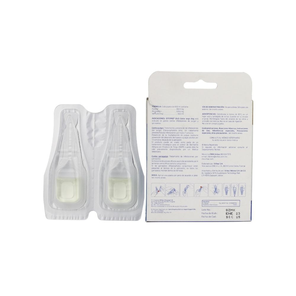 Virbac Effipro Duo Perros 40-60 Kg