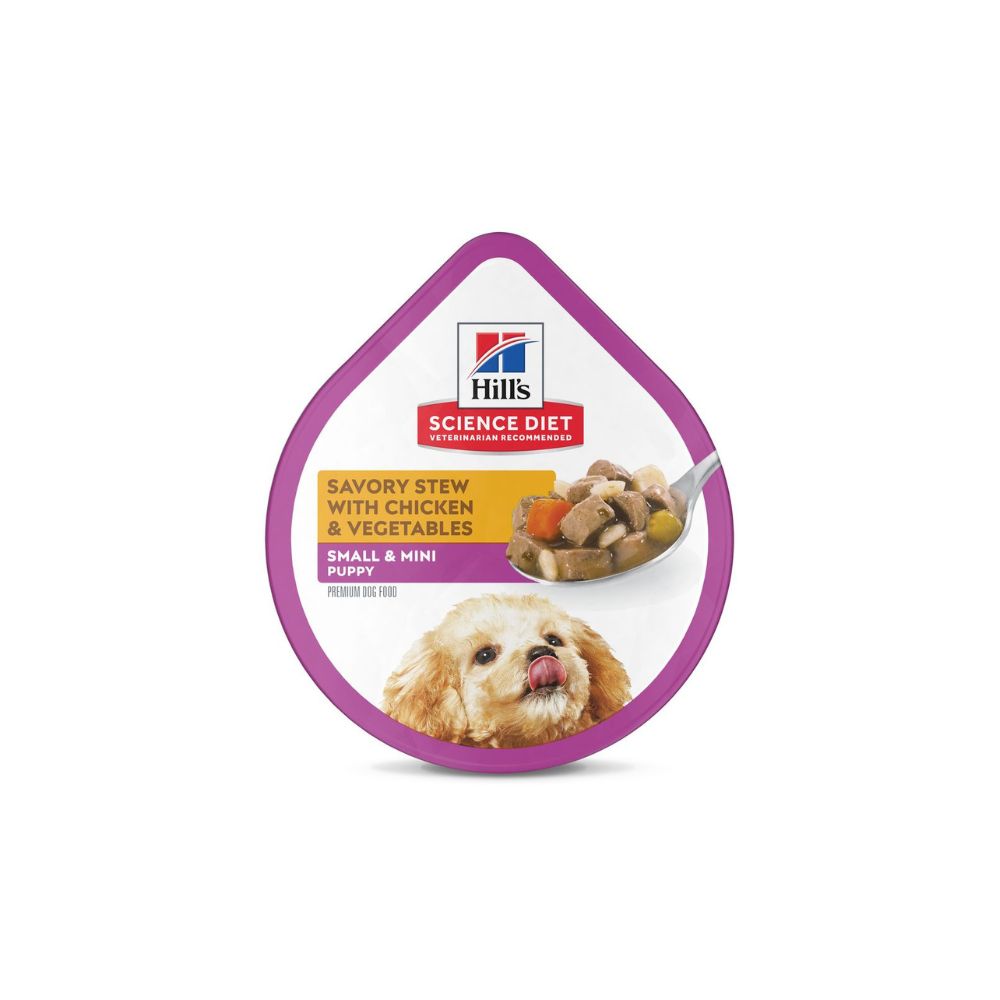 Hills Adult 1-6 Small Paws Chicken Trays 3.5Oz 12 Pz