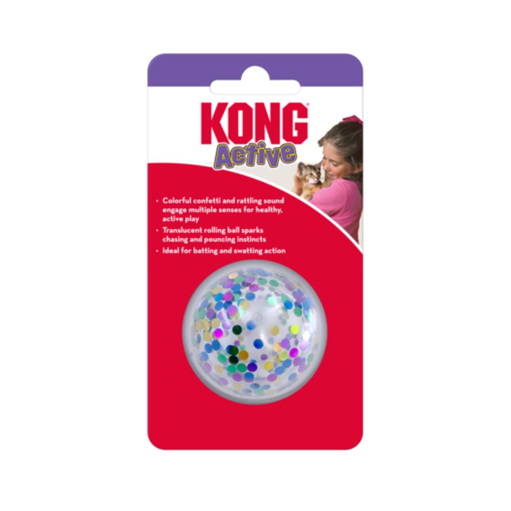 Kong Active Bola De Confeti Para Gato