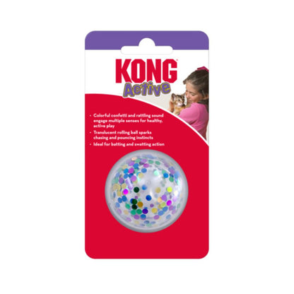 Kong Active Bola De Confeti Para Gato