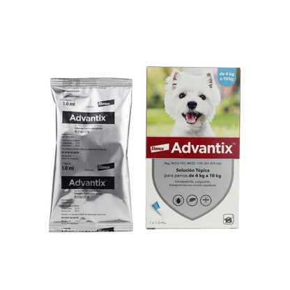 Elanco Advantix 1 Ml Perros 4-10 Kg