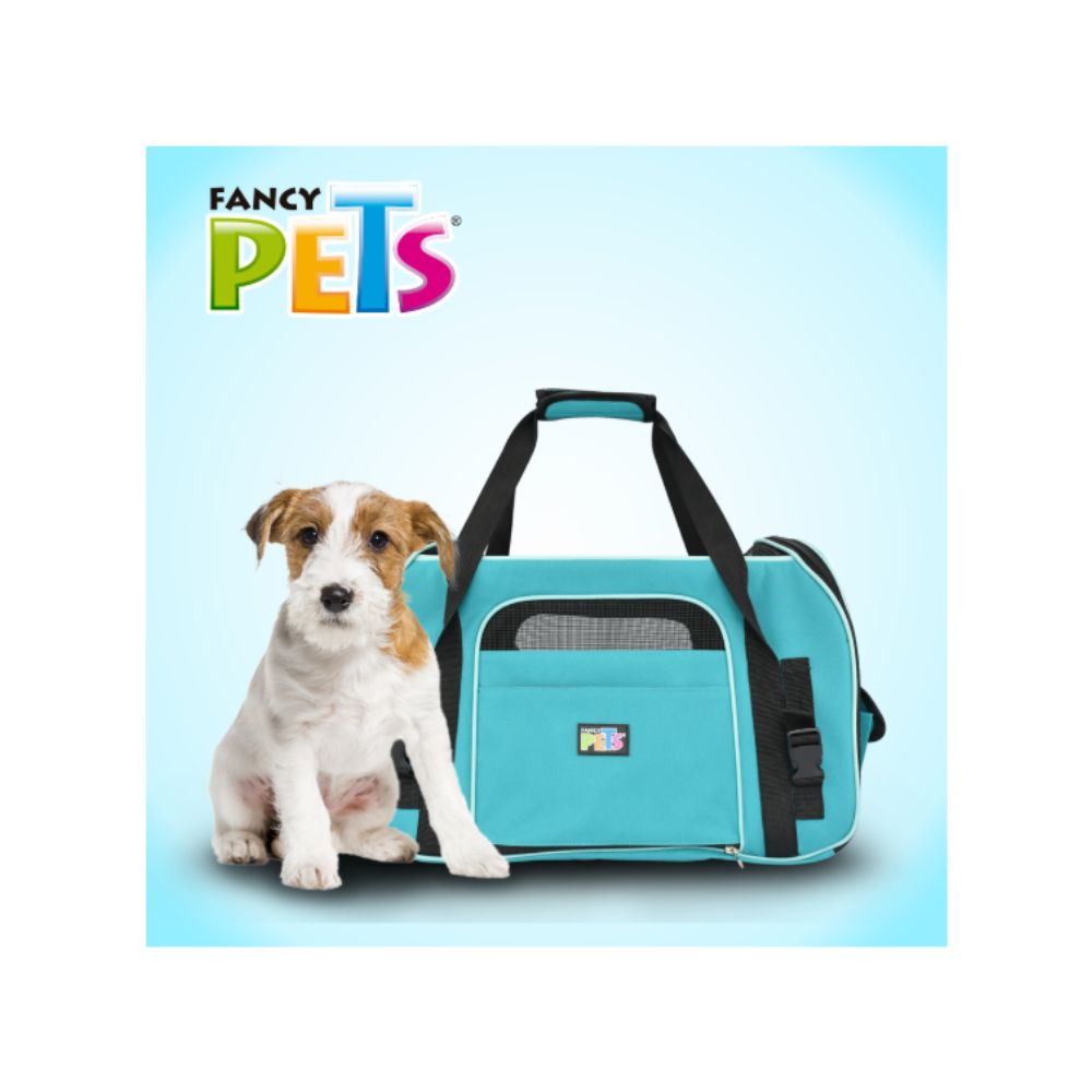 Fancy Pets Transportadora De Tela Tour Mediana Azul Mar