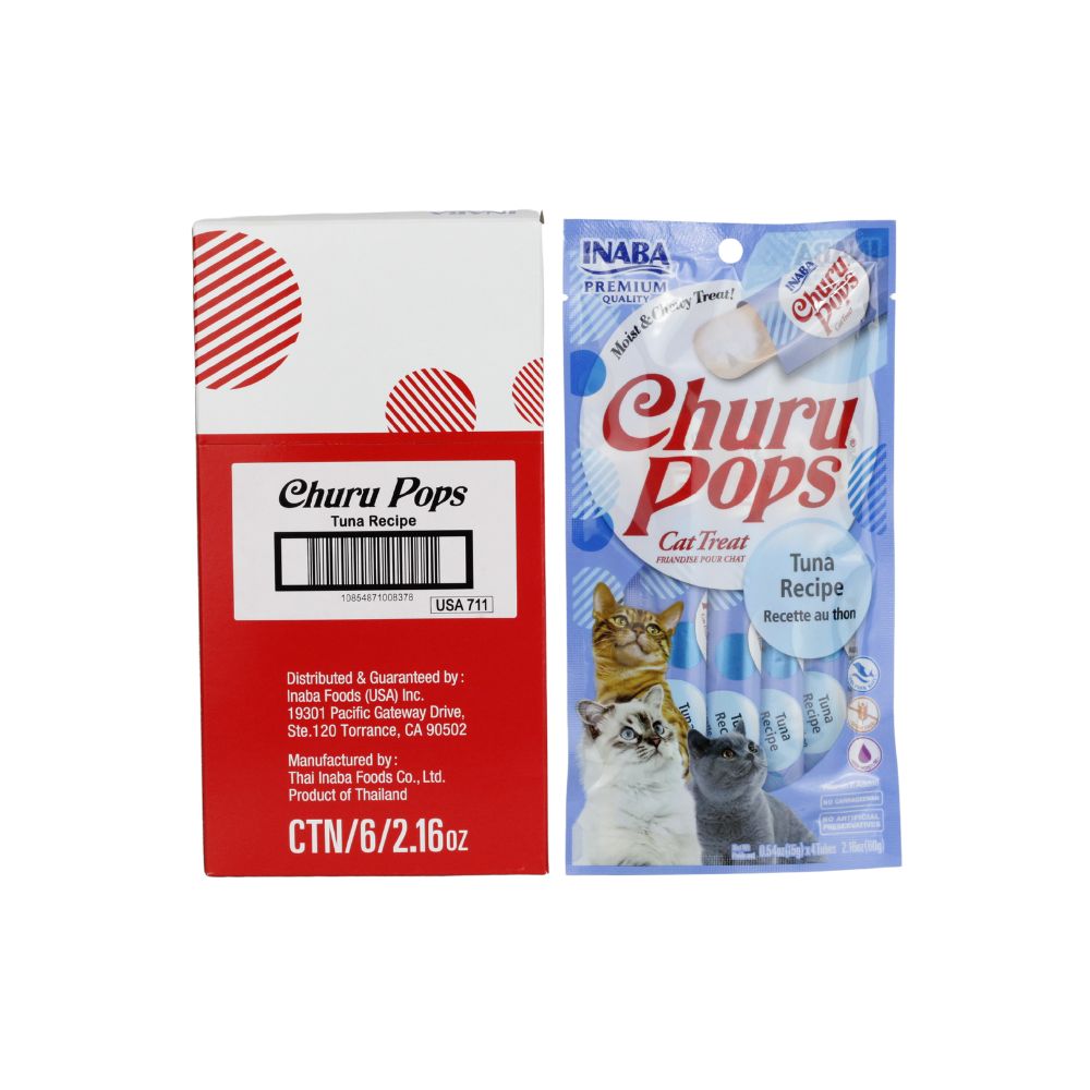 INABA CHURU POPS CAJA C/6 BOLSAS C/*4PZ*