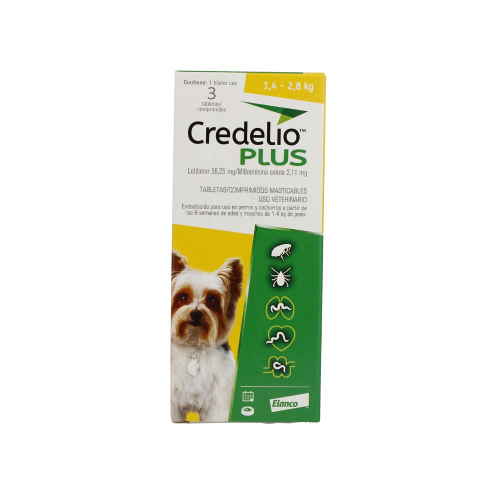 Elanco Credelio Plus 56.25 Mg 1 Tab (1.4Kg -2.8Kg)