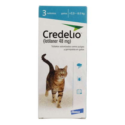Elanco Credelio Gato 48 Mg 2-8 Kg 3 Tab