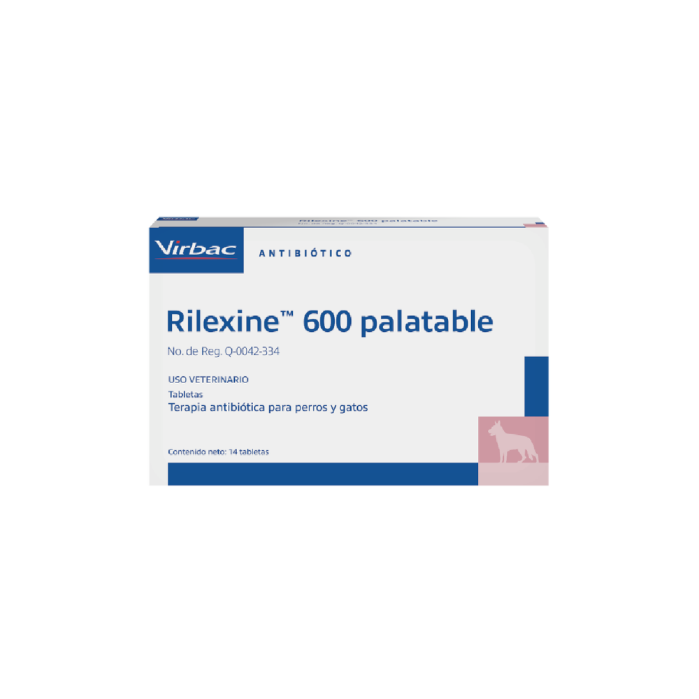 Virbac Rilexine 600Mg 14Tab