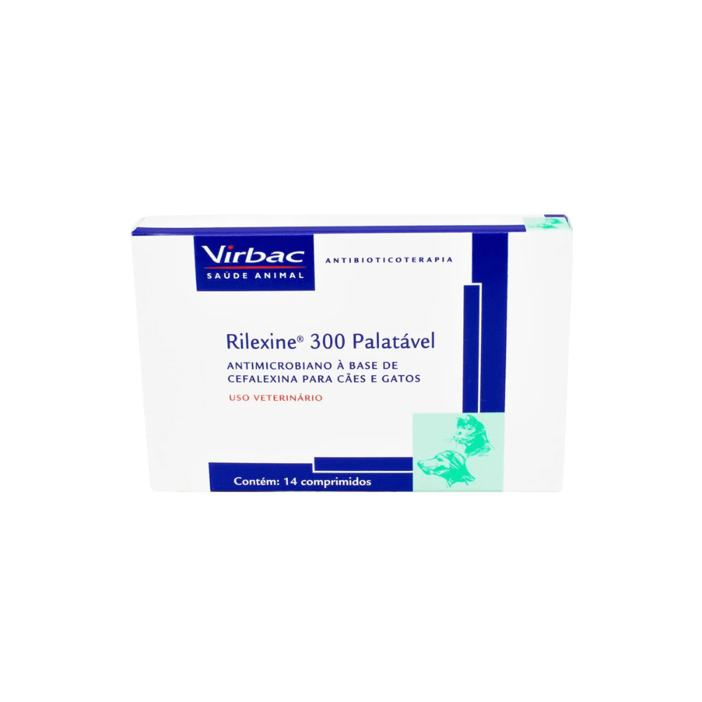 Virbac Rilexine 300Mg 14Tab