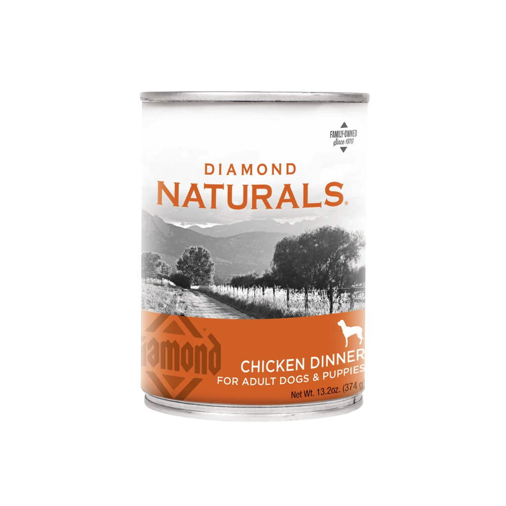 Diamond Chicken Dinner For Adult Dogs & Puppies Lata 374 G