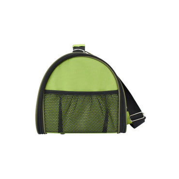 FANCY PETS TRANSPORTADORA TELA FASHION C/VISERA VERDE INT