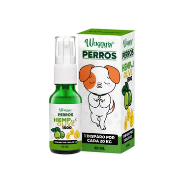 WAGGYS ACEITE DE OLIVA PERRO HEMP 1500 MG