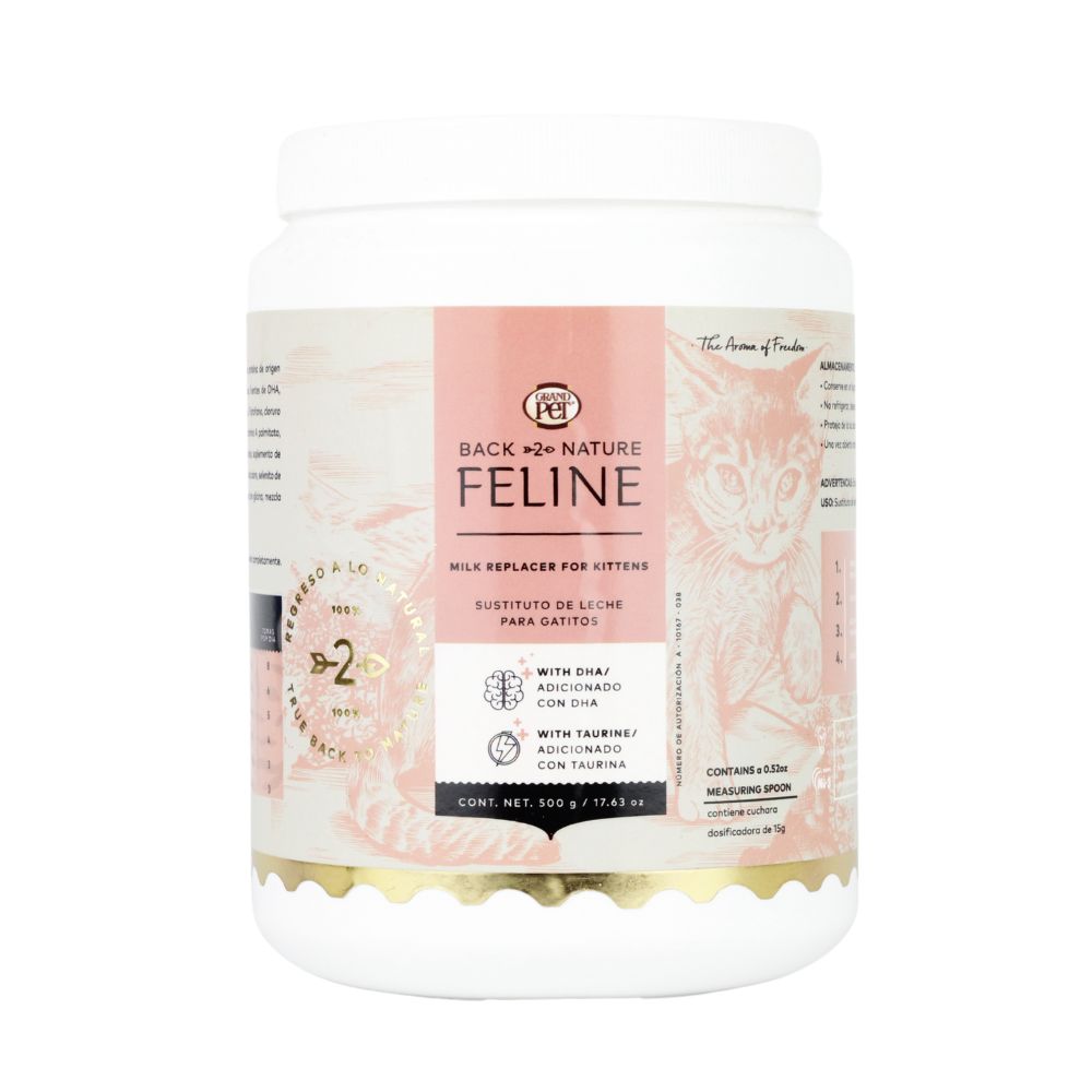 Grandpet Back 2 Nature Sustituto Leche Para Gatito 500 G