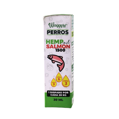 WAGGYS ACEITE DE OLIVA PERRO HEMP 1500 MG