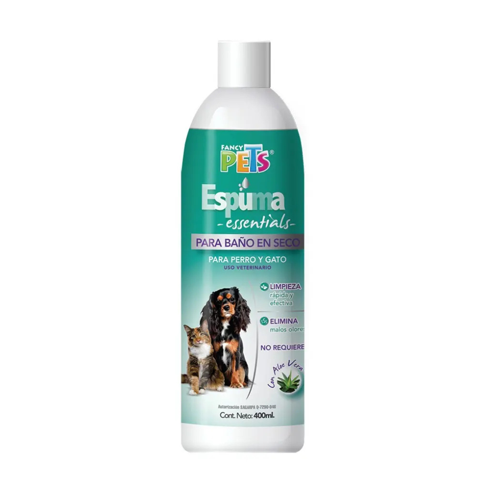 Fancy Pets Espuma Para Baño En Seco Perro y Gato 300G