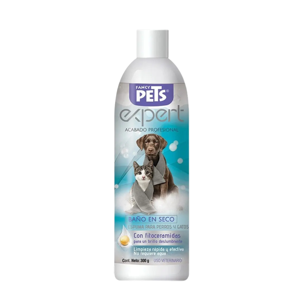 Fancy Pets Espuma Para Baño En Seco Expert Perro y Gato 300 Gr