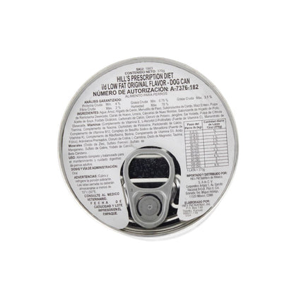 Hills I/D Low Fat Estofato Lata 370 G Perro 12 Pz