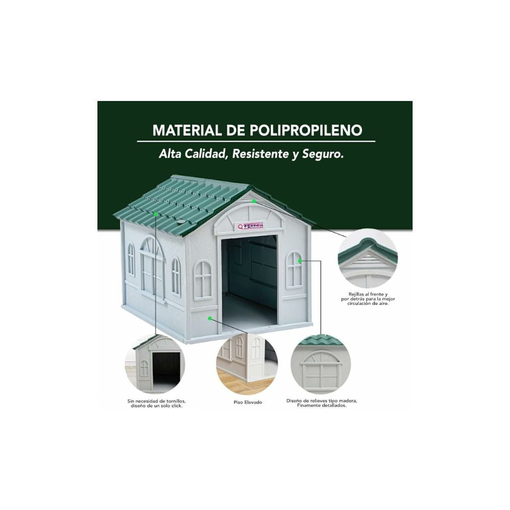 Qperron Casa Mediana San Miguelito 76x65x66cm