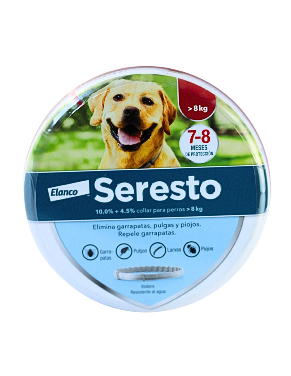 ELANCO SERESTO COLLAR PERROS MAYORES A 8 KG