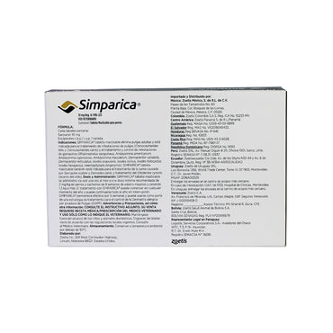 Zoetis Simparica 10 Mg 1 Tab 2.5 - 5 Kg