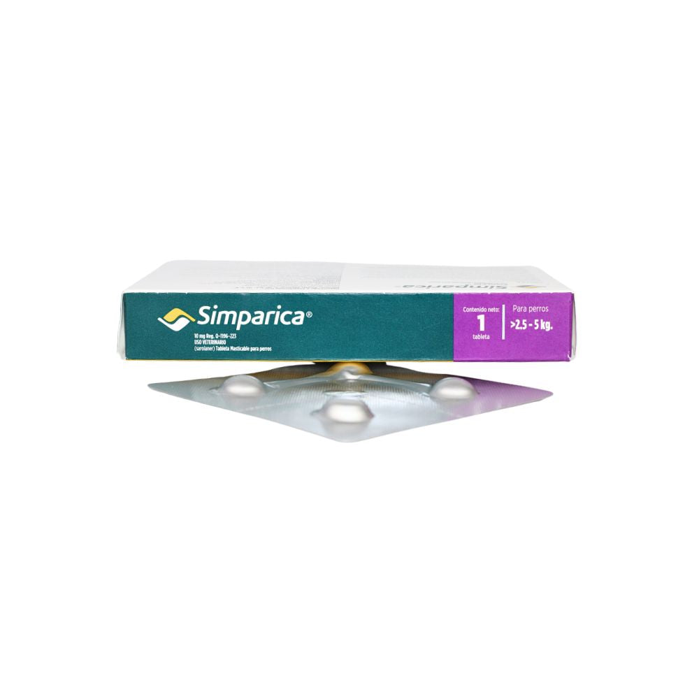 Zoetis Simparica 10 Mg 1 Tab 2.5 - 5 Kg