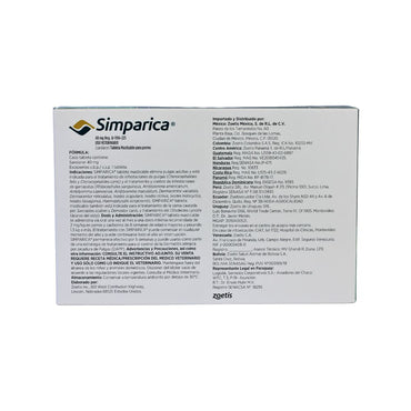Zoetis Simparica 40 Mg 1 Tab 10 - 20 Kg