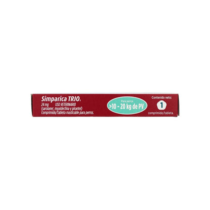 Zoetis Simparica Trio 24 Mg 1 Tab 10 - 20 Kg