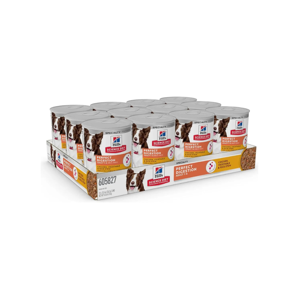 Hills Adult Perfect Digestion Lata Perro 360 G 12 Pz