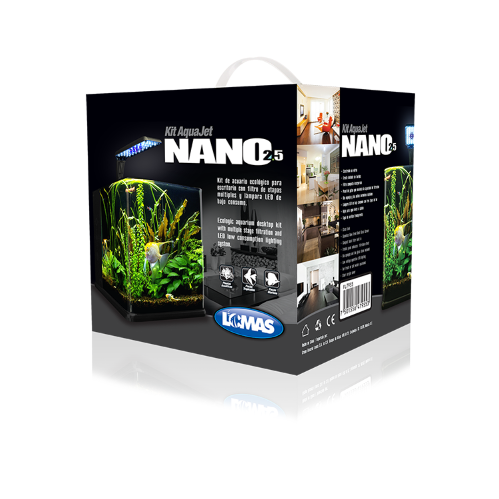 Lomas Acuario Nano Cubo 18LT