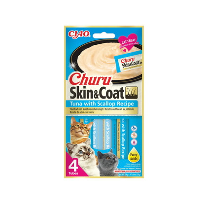 Inaba Churu Tuna With Scallop Skin & Coat *4Pz*
