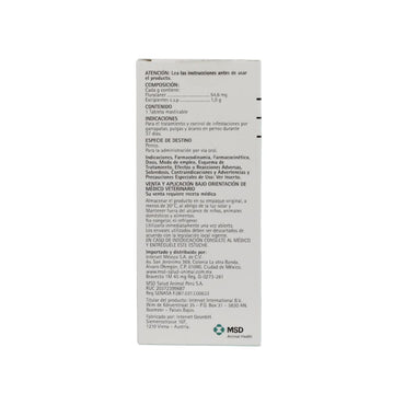 MSD BRAVECTO 45MG 1MES (2-4.5KG) 1 TABLETA