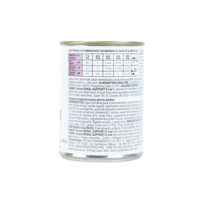 Royal Canin Renal Support E Lata Perro 385 G