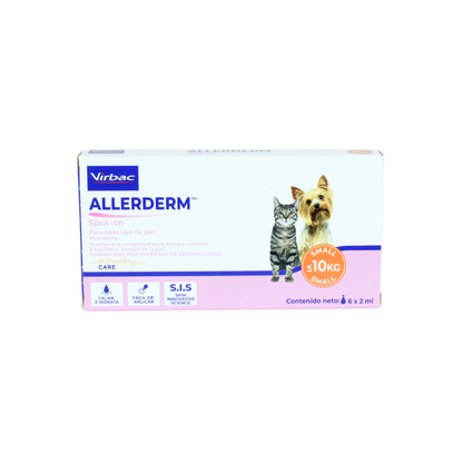 Virbac Allerderm Spot- On 6 Pipetas De 2 Ml