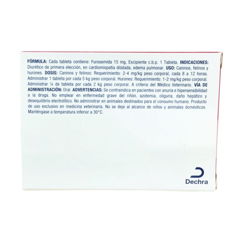Dechra Dirulan Tabletas 50 Mg 20 Tab