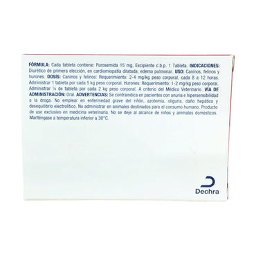 Dechra Dirulan Tabletas 50 Mg 20 Tab
