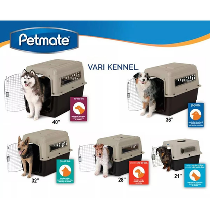 Petmate Vari Kennel 101.6 X 68.5 X 76.2 Cm 31.75 A 40.82 Kg
Kg