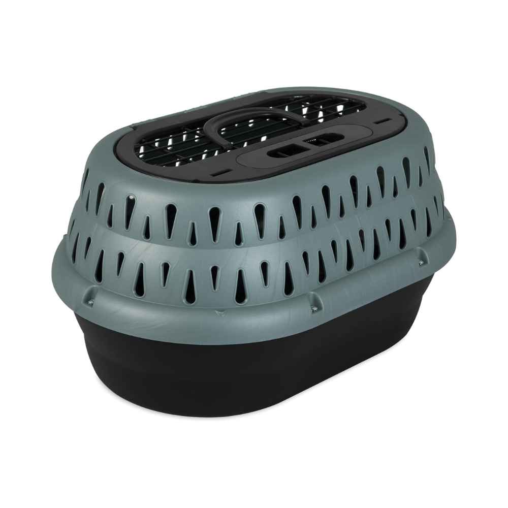 Petmate Transportadora Verde Para Gato Con Puerta Superior