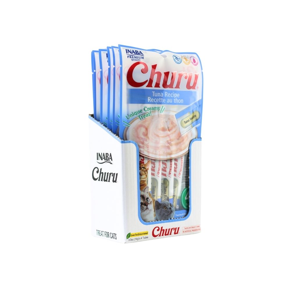 INABA CHURU TUNA RECIPE CAJA C/6 BOLSAS C/*4PZ*