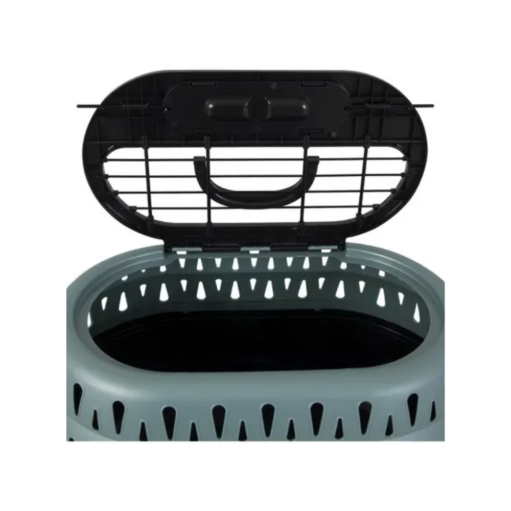 Petmate Transportadora Verde Para Gato Con Puerta Superior