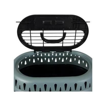 Petmate Transportadora Verde Para Gato Con Puerta Superior