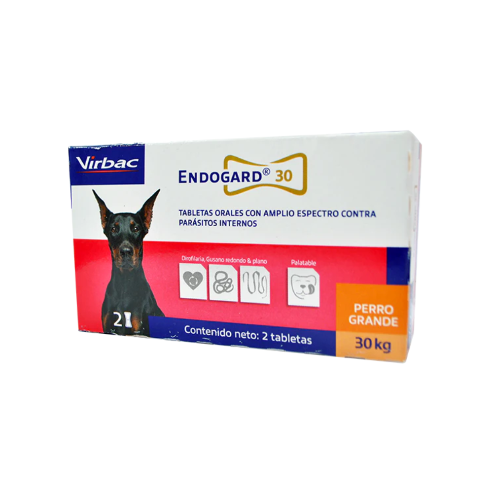 Virbac Endogard Perros 30 Kg 24 Tab
