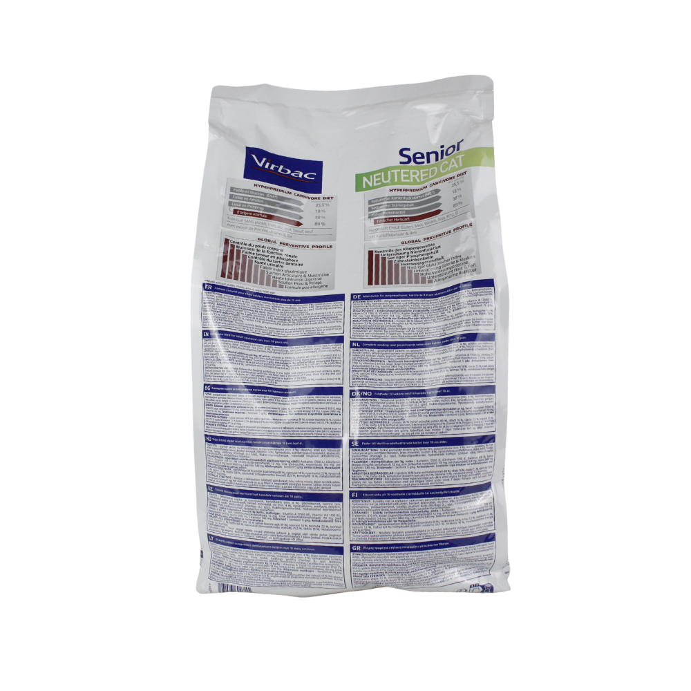 Virbac Hpm Senior Neutered Cat 7kg