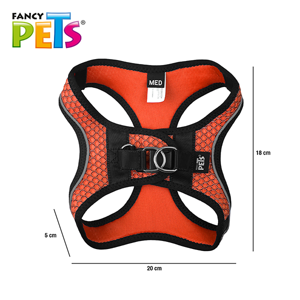 Fancy Pets Arnes Y Correa Sportie Med Naranja