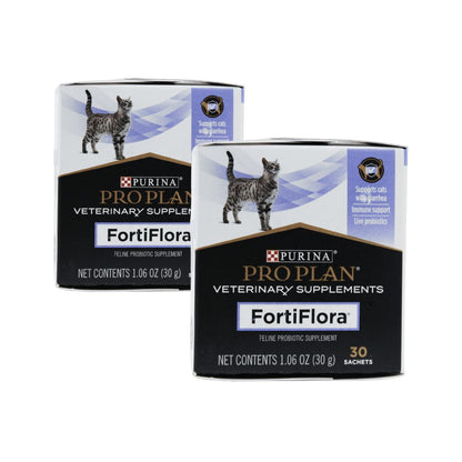 PROPLAN FORTIFLORA 30G GATO 2 CAJAS C/30 SOBRES C/U