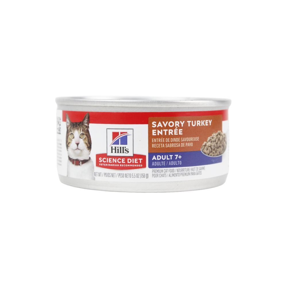 Hills Feline Adult +7 Pavo Lata 156 G