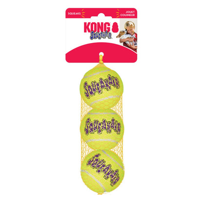 Kong Pelota Squeakair Chica 3Pz Paquete 2Pz