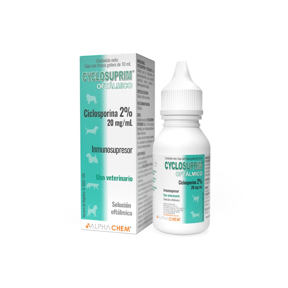 Alphachem Cyclosuprim 2% Oftalmico 10Ml